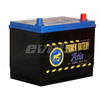 Tyumen Battery  6ст-75 ASIA R+ D26